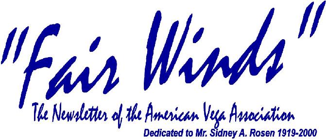Fair Winds the newsletter of the americanvega association
